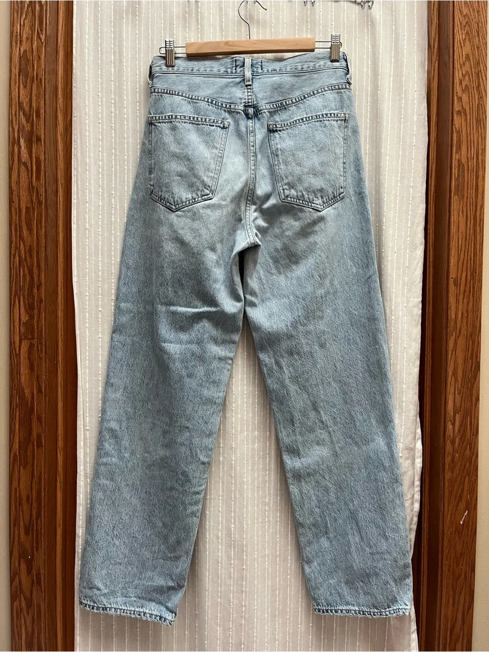 Agolde Light Blue Relaxed Straight Jeans size 26
